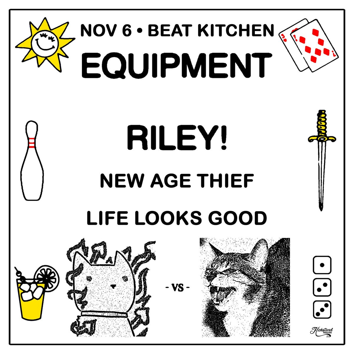 Insane show next week at beat kitchen! So stoked to play this, see y’all there 

tickets: wl.seetickets.us/event/equipmen…