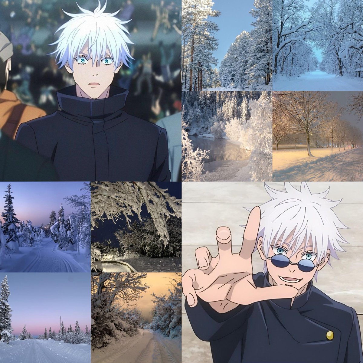 PCarte136's tweet photo. Chilly like Gojo https://t.co/4oHFJgSSK7