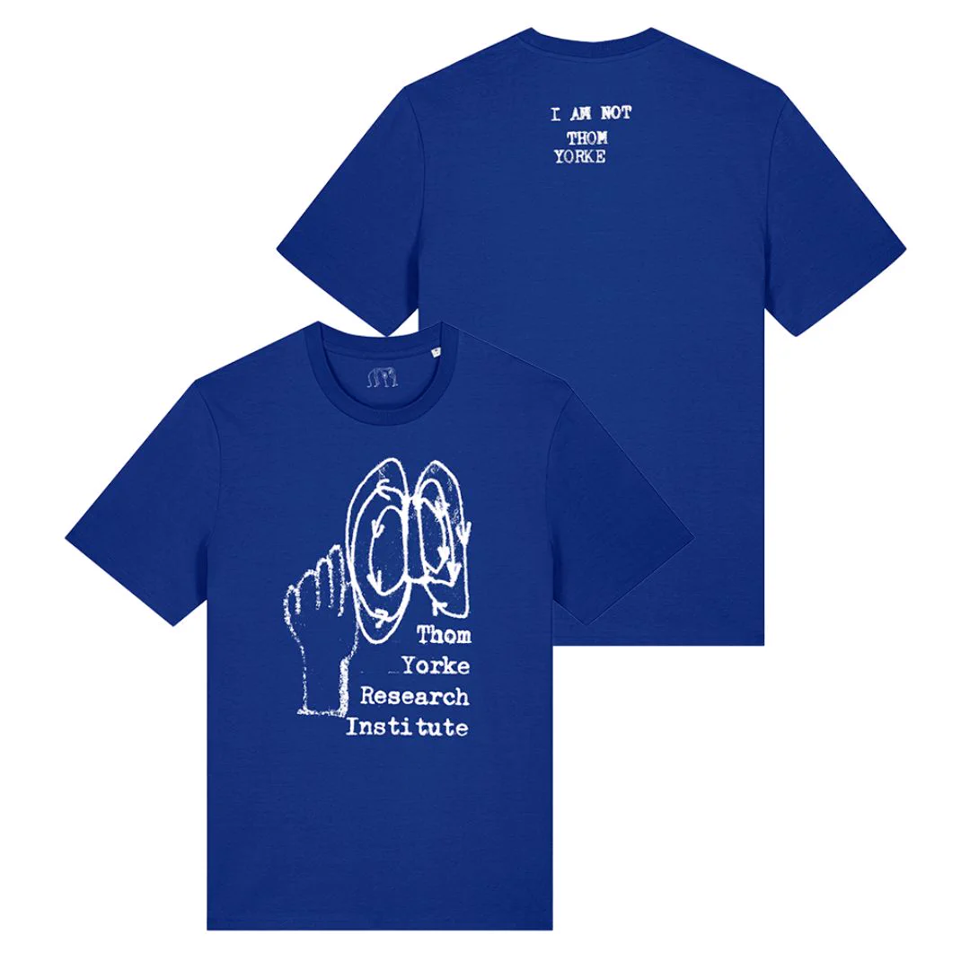 THOM YORKE Tシャツ 青 Thom Yorke on X: 