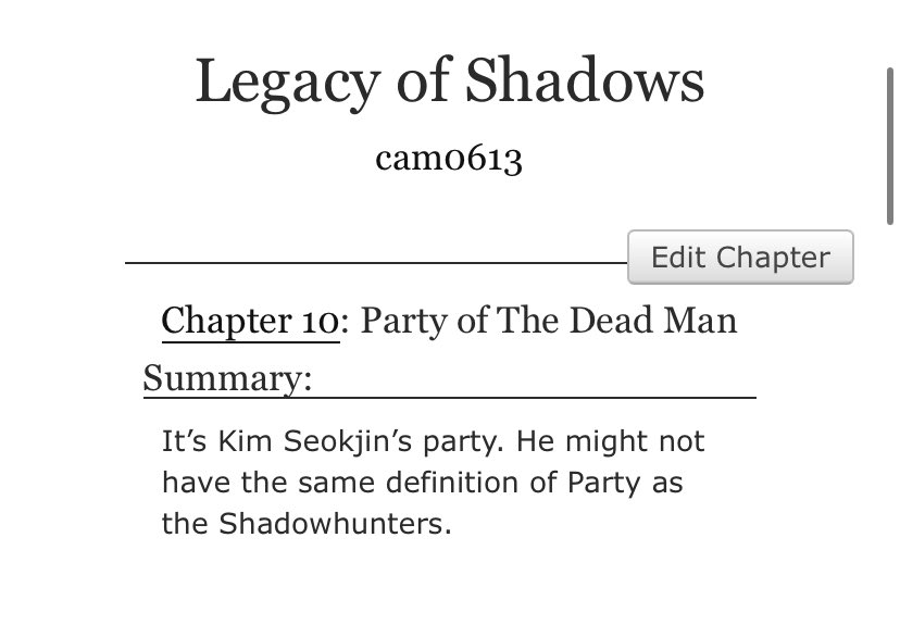 Bangt4nAu's tweet photo. Chapter 10: Party of The Dead Man
https://t.co/qvunIFqo76
#yoonkookau #yoonkook #shadowhunters #cityofbones #btsxshadowhunters #shadowhunter https://t.co/jQuic6MwR2