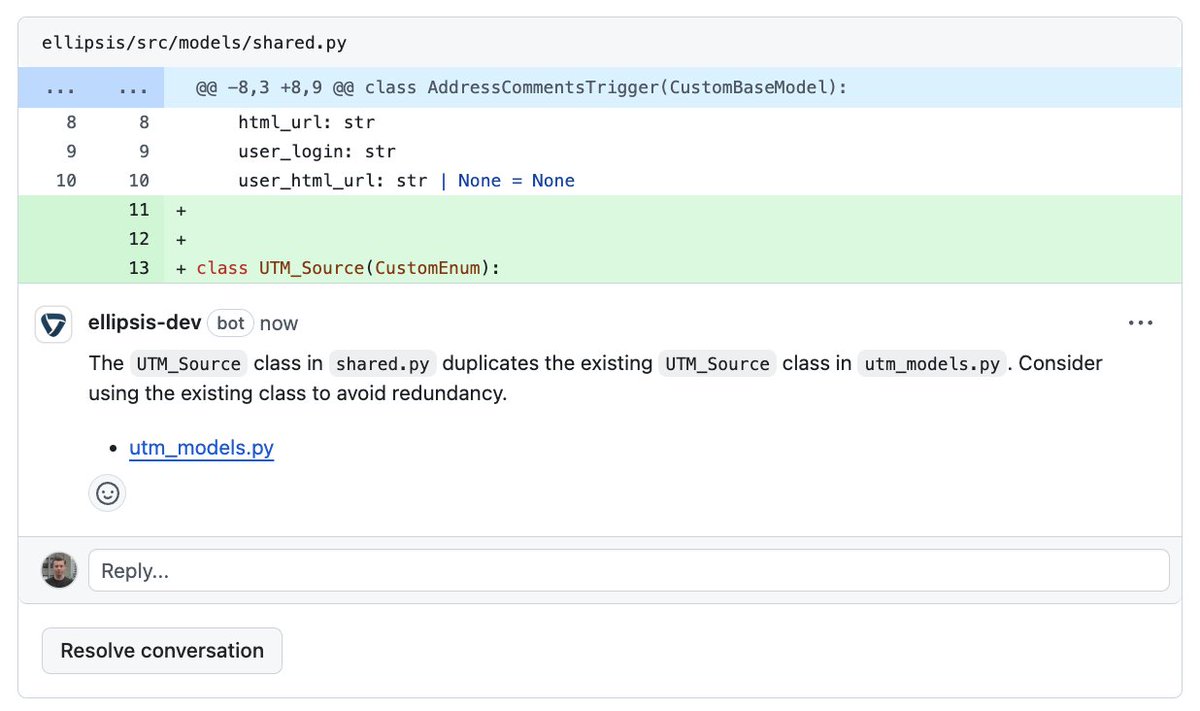 shipped a big improvement to @ellipsis_dev today: our review agent is now ~10x better at exploring y