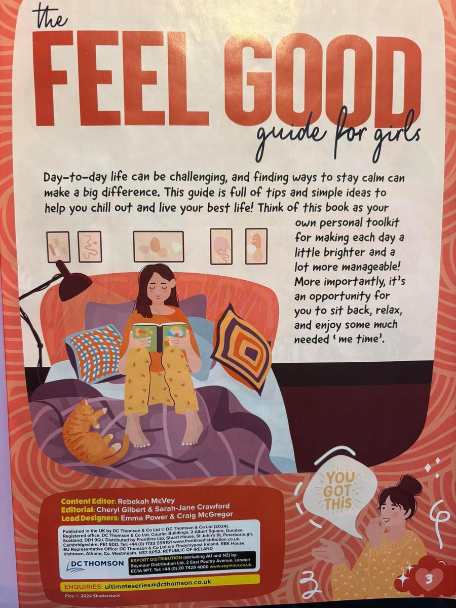 bex_mcvey's tweet photo. As someone who’s still navigating anxiety and working on my mental health, I hope this bookazine helps young girls, even if just in a small way. https://t.co/3djIN0BrDu
