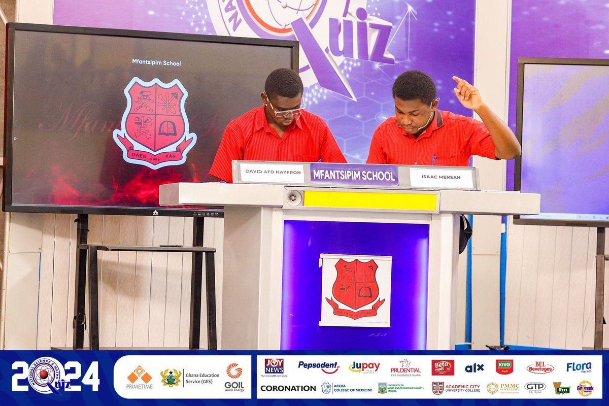 OseiTutuDickson's tweet image. Botwe!
Well-deserved!!!!
After beating Prempeh College and PRESEC, I knew they were destined to win 😂
HOST and WIN🔥
Prempeh and Botwe are one!😂❤️🖤🔰😍
#NSMQ2024 #NSMQFinals