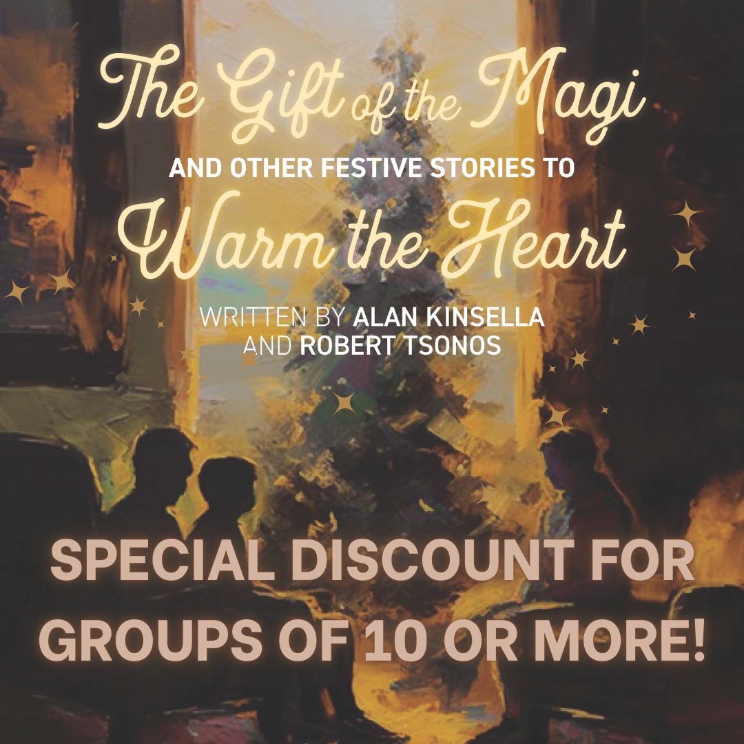 ✨This holiday season, bring your group to Watermark Theatre’s The Gift of the Magi! 

🎁Groups of 10 or more can enjoy a discounted rate. Save $5 a ticket!

🎟️For tickets for groups of 10 or more email info@watermarktheatre.com or call 902-963-3963.