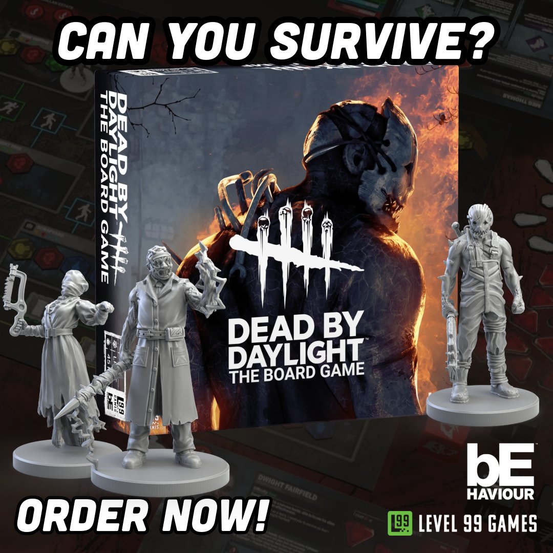 DeadbyDaylight's tweet image. We have a limited amount of Dead by Daylight: The Board Game now available at the Level 99 Games Store! 

This tabletop version of Dead by Daylight brings all of the tense thrills of surviving the trials, and you and your friends can play as Survivors and Killer. Expansions are…