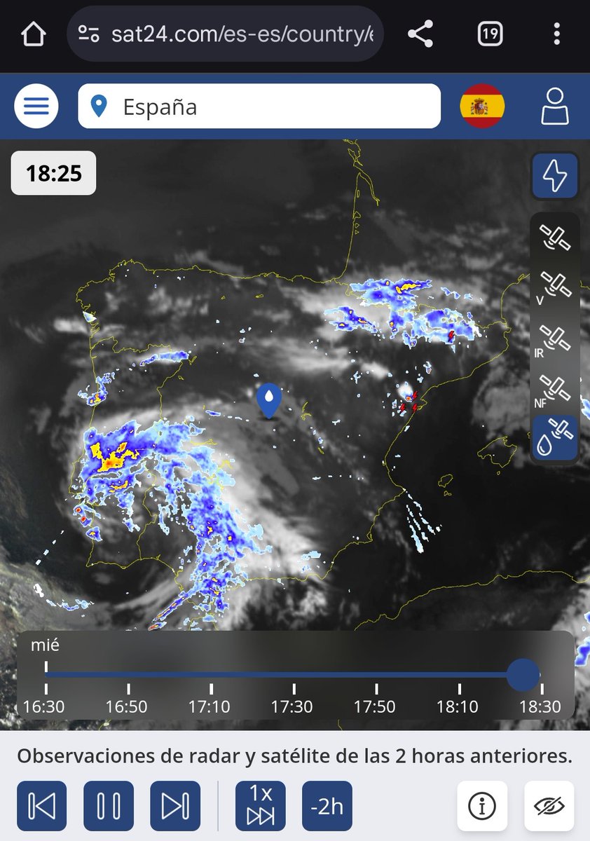 Pues mis adorados Pirineos también tienen su tralla y el sur sigue muy fastidiado.