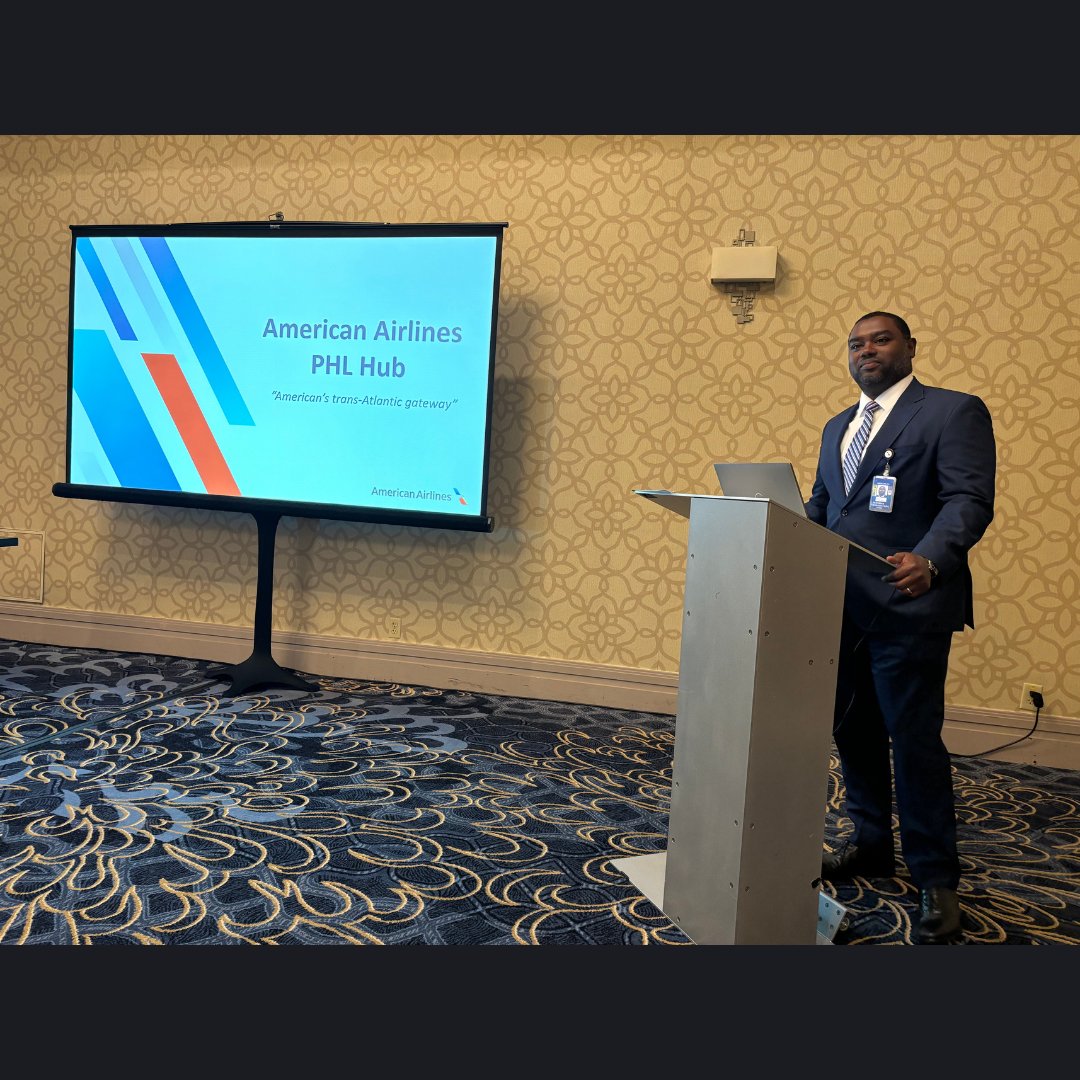 Thank you to Lakshman Amaranayaka, Vice President at American Airlines (PHL Hub), for presenting at the GPHA Airport Meeting today!
.
.
#gpha #hotel #airport #americanairlines #philadelphia #philly #pennsylvania #networking #networkingevent #business #socialnetworking #events