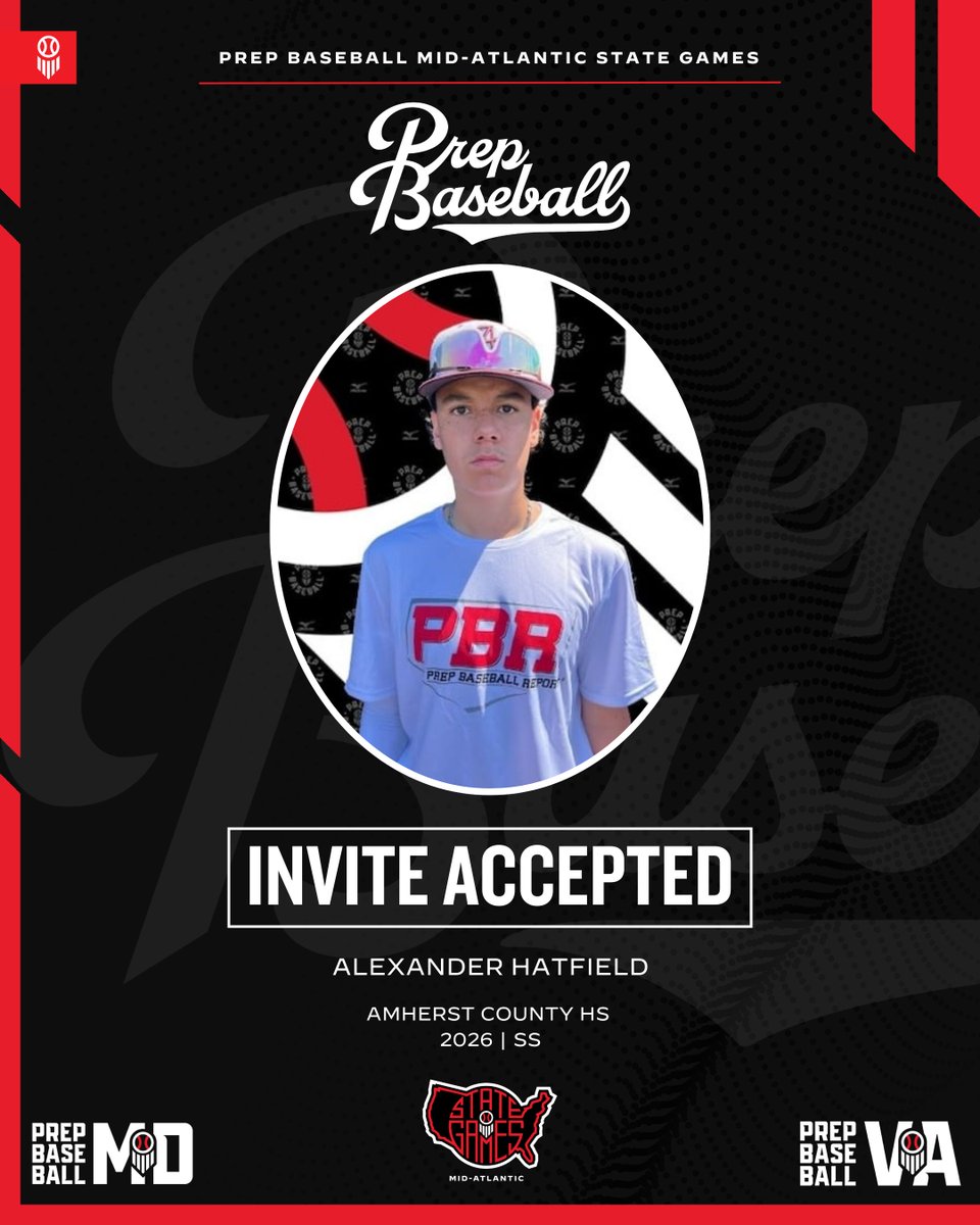 🚨 Mid-Atlantic State Games 🚨

Invite Accepted:

👤 Alexander Hatfield
🎓 2026
🏫 Amherst County

Profile ➡️ loom.ly/KYZEudQ

#BeSeen