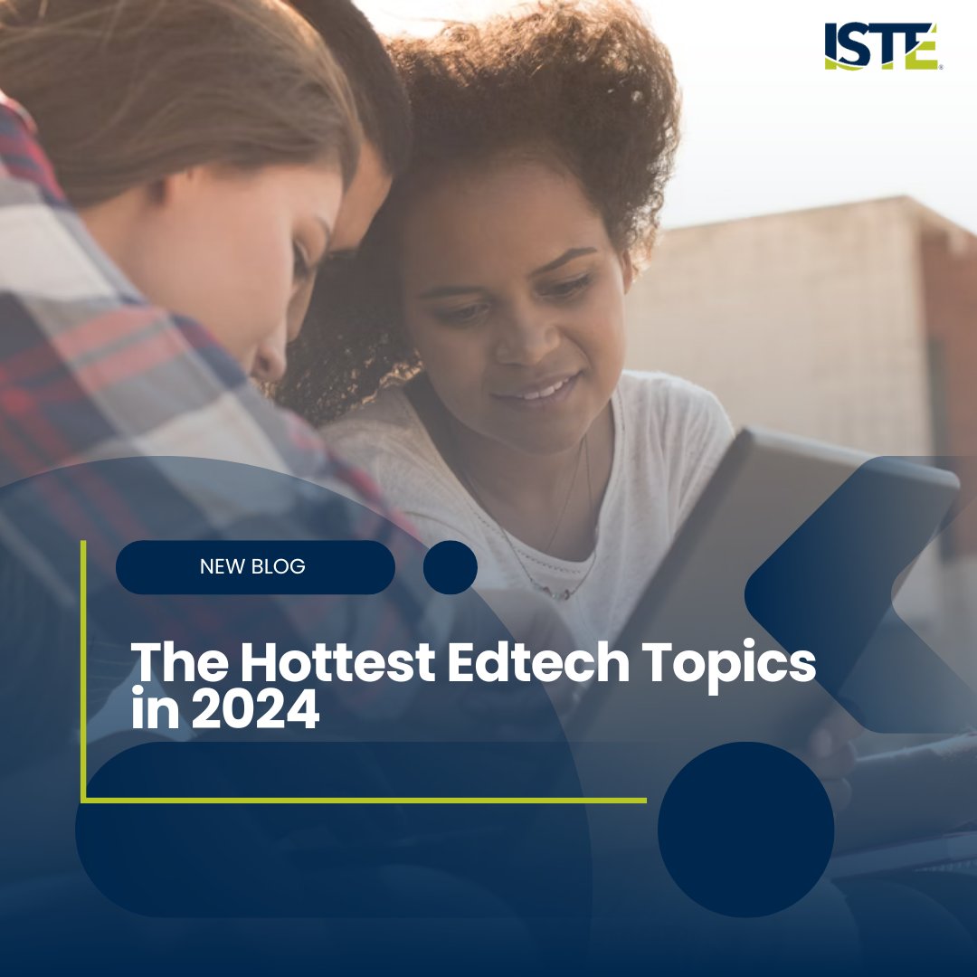 🔥 The hottest edtech trends of 2024 are here from #ISTELive24! AI is transforming classrooms, alongside trends like project-based learning, AR/VR, and equity-focused education. Learn more hubs.ly/Q02TXrkb0

Excited for #ISTELive25? Let us know how you're using these tools!