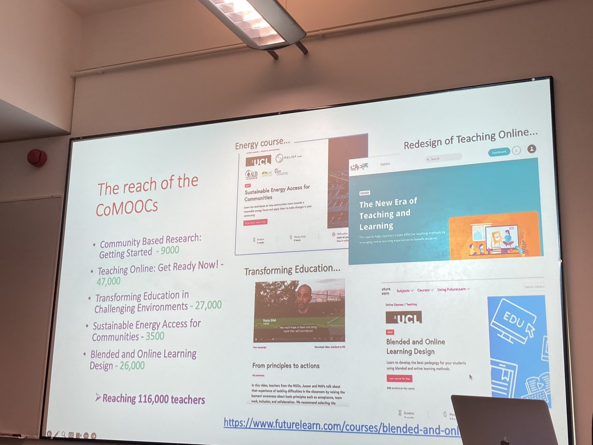 “The reach [of our CoMOOCs] is clearly large scale - but it could be so much larger” 
Prof Diana Laurillard at the #20YearsKnowledgeLab #NossLecture