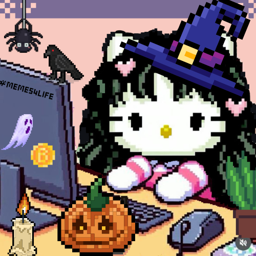 xhellokryptox's tweet photo. ๐ป๐๐ธ๏ธ Tell me your meme picks, if you dare... ๐งโโ๏ธ๐ #SpookyCrypto #MemeCoinHaul #CryptoHalloween #hellokitty $kitty #LowCapGem #MemeCoinSeason https://t.co/L3DhQhzfCu