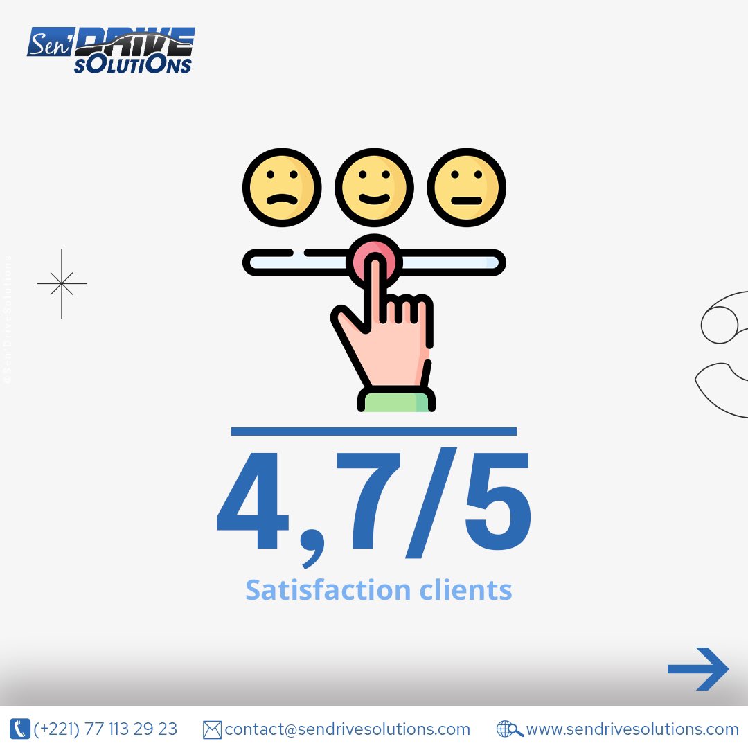 SenDriveS's tweet photo. Note moyenne des clients sur Google https://t.co/l9SMECsSDZ
