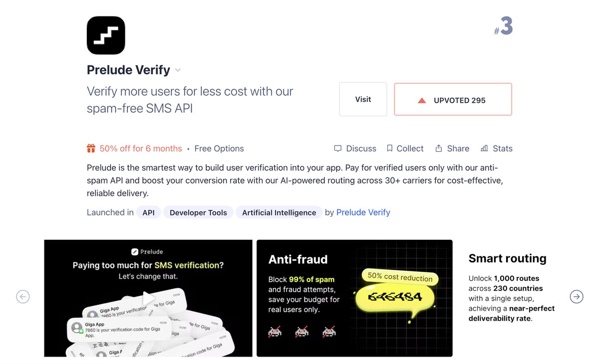 Wow—we’re currently #3 on Product Hunt! Huge thanks to our amazing clients and community for all the support so far… and the day isn’t over yet! 🔥
producthunt.com/posts/prelude-…