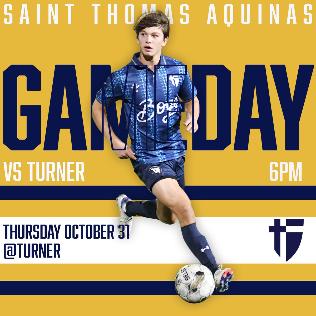 ⚽Gameday
⭐Regional Championship
🆚Turner
📅Thu Oct 31
📍Turner
#stasaints #GoAquinasSaints