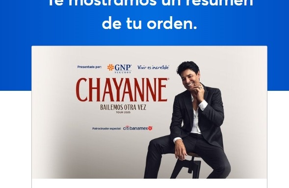 CuteOro's tweet photo. Después de una sufridera en @Ticketmaster_Me se logró, mi mami si irá a ver a @CHAYANNEMUSIC 🥲🥰 https://t.co/nmftvVHmZG