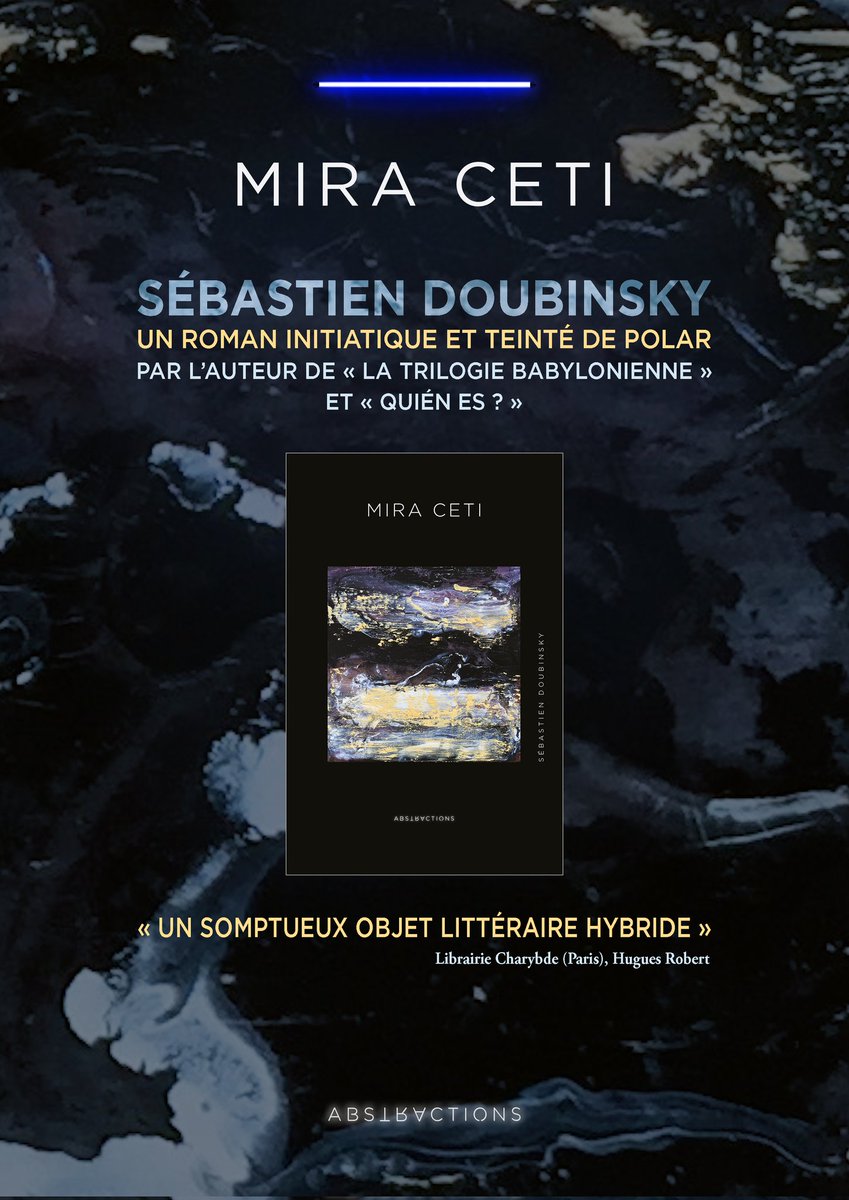 Ed_Abstractions's tweet photo. ⚓️ « Mira Ceti », de @sebdoubinsky. Disponible maintenant :
👉 https://t.co/kwCcz5eLHW

🎨 Œuvre en couverture de « Mira Ceti » : © Manu Rich, « Strandbad VI », 2016.

#sebastiendoubinsky #miraceti #roman https://t.co/6QvAge19et