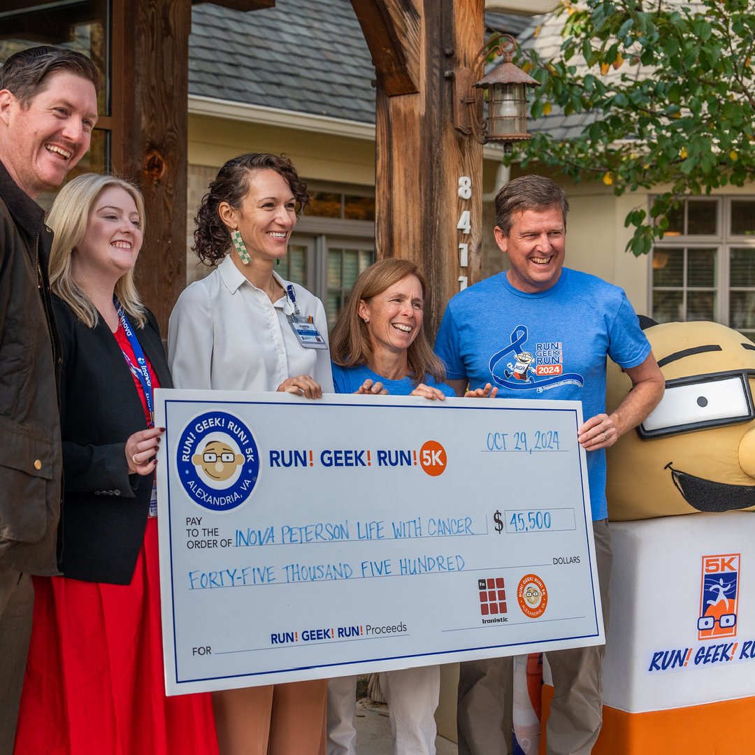 ZebraAlexandria's tweet photo. RUN! GEEK! RUN! 5K Raises $45K for Peterson Life With Cancer https://t.co/DZ5Bx7UxO1 
#fundraisers #Cancer #inova https://t.co/YxmITBugPN