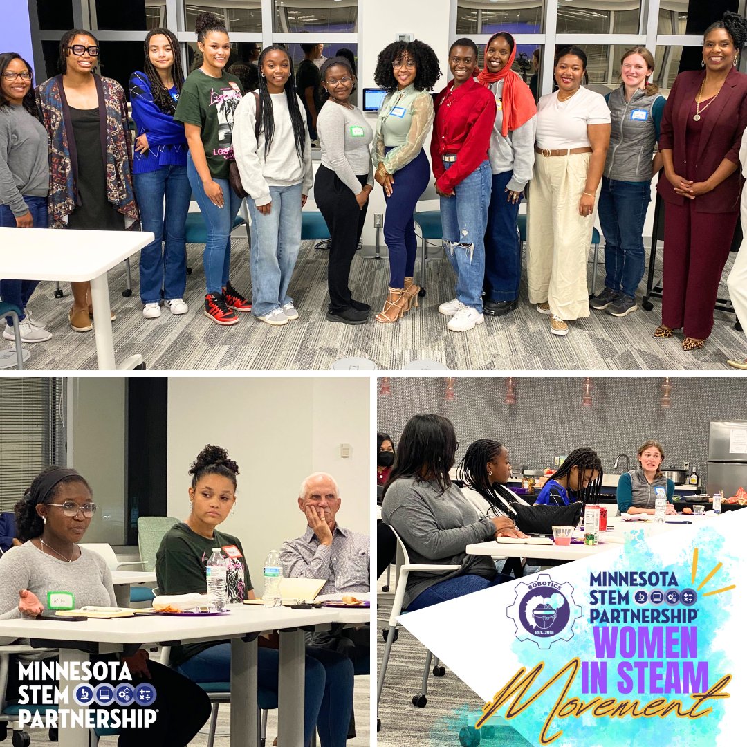 MnSTEMpartners's tweet photo. Thank you again to our partners Aspirations in Computing for another year of supporting #HighSchool BIPOC girls with their futures in STEAM! 💫 🧠
https://t.co/Yln9jmw1fG

Thank you Seagate for hosting and our amazing Leadership Coach, Dawn Johnson!
#AIC #WomeninSTEAM #BIPOC https://t.co/0o569pcper