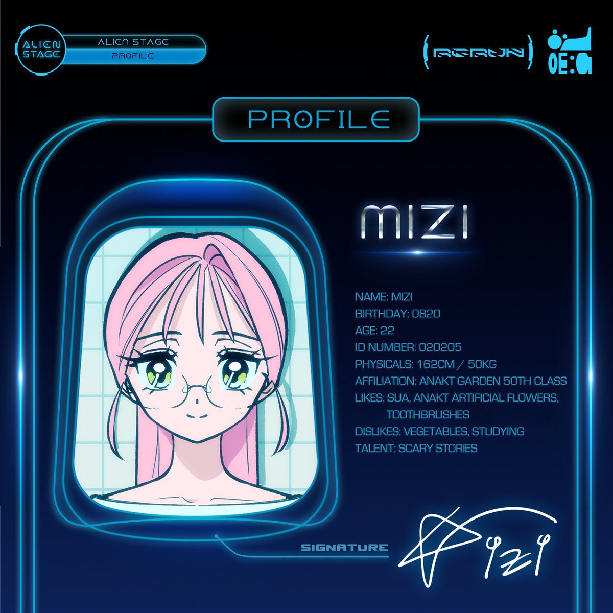 BU☆ミ　ページ mizi's talent is telling scary stories, but now it's just