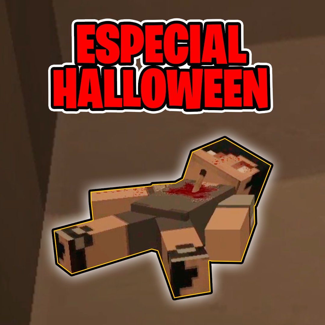 Rikamyt's tweet photo. 🎃 Se acaba de subir a YouTube un vídeo especial de #Halloween donde juego un mapa de terror en Minecraft. Id a verlo --> https://t.co/qIgtW6myRJ https://t.co/zxqzPCXvXl