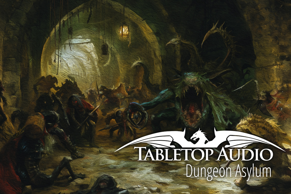 New Ambience: "Dungeon Asylum" is out of sneak-peek and live on tabletopaudio.com                     

Patreon patrons receive 5 additional versions. Thank you all for your support! - Tim                      

#rpg #ttrpg #dnd #boardgames