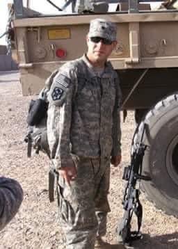 Me in Iraq, not being Tim Walz, but apparently being garbage.