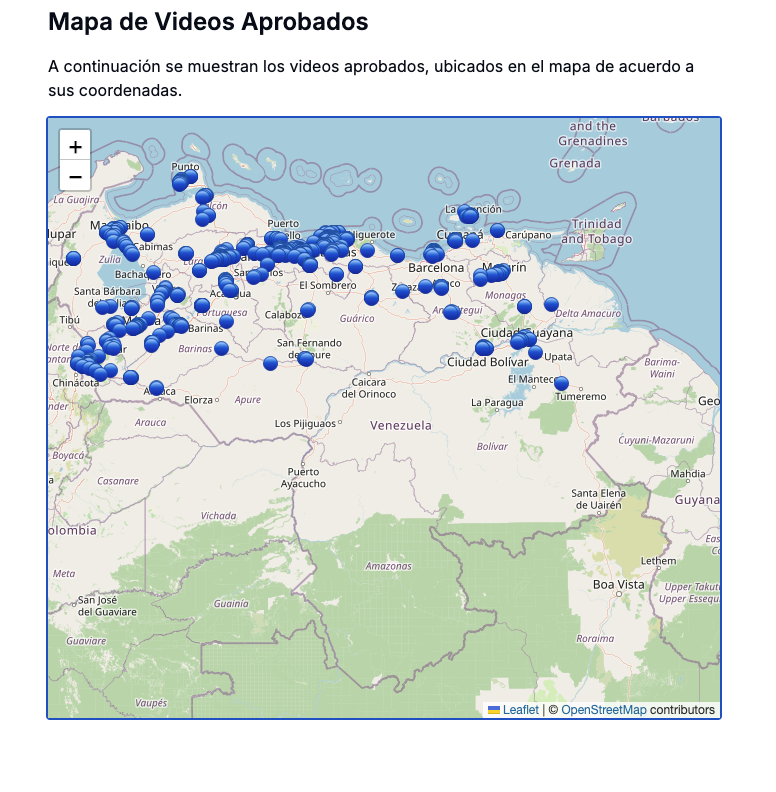 ggangix's tweet photo. 🇻🇪🗺️ ¡Mapa interactivo de videos de conteos! 

Cada marcador es prueba visual de las elecciones en Venezuela.

👀🗳️ La verdad no se borra cuando cada rincón del país está marcado con evidencia. 

🔗 Explora y sé testigo: https://t.co/Sbo70wwbKU https://t.co/UkXDEAXN7e