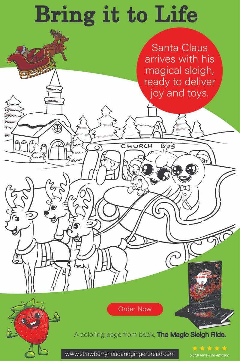 StrawberryheadG's tweet image. 🎨 Free Coloring Page Alert! ✨ Straight from The Magic Sleigh Ride—let your little ones add their own colors to the holiday fun! 🎅🎄
#FreeColoringPage #HolidayActivities #ChristmasColoring #CreativeKids #HolidayFun #asd #AutismAwareness