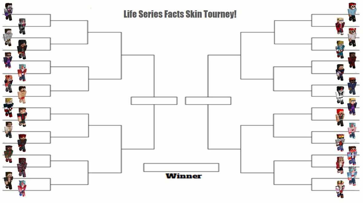 LifeSeriesFacts's tweet photo. #TrafficTwt #LifeSeries facts everyday
You guys came out of nowhere! 1000 Followers? That's Insane! 
I've been wanting to host this for awhile now so introducing the Red Life Skin Tournament Bracket!
This is heavily inspired by @/MCYT_Highlights. https://t.co/AaDnrSv7Qj