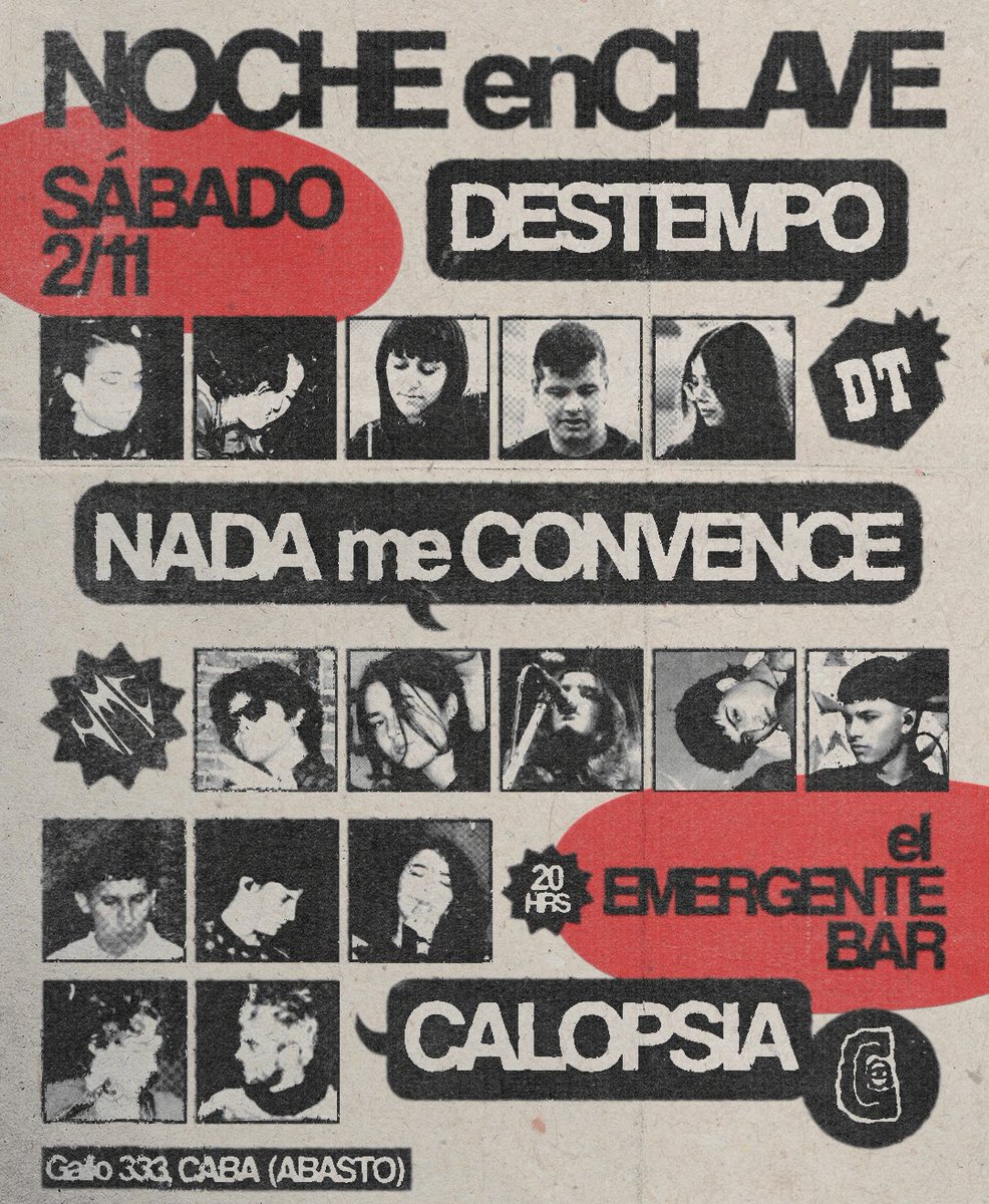 DestempoBanda's tweet photo. 🎟️QUEDAN MUY POCAS ENTRADAS!
Habilitamos 2x1 y 3x2 para la fecha de este sábado en El Emergente Bar. 
Los esperemos!

Entradas a la venta por FlashPass
https://t.co/mGmBTpJYXB https://t.co/fhaJBZINFc