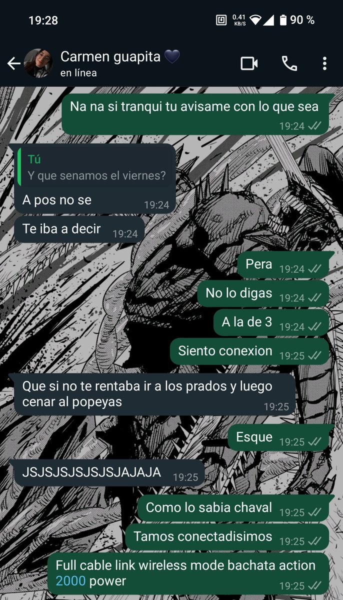 Con ustedes mi mujer: