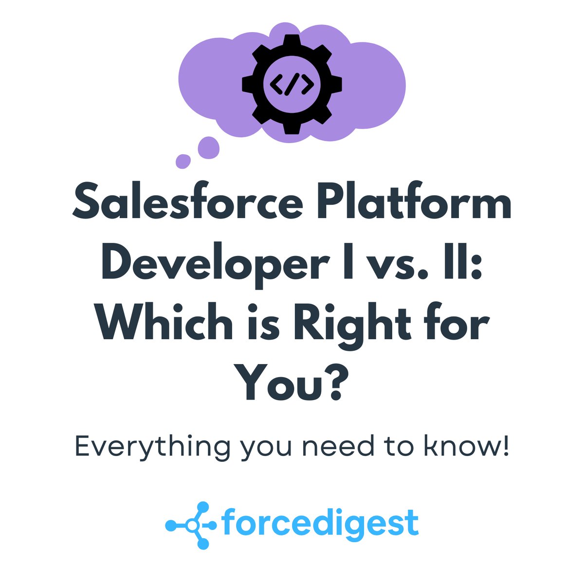ForceDigest's tweet photo. 👨‍💻 Salesforce Platform Developer I or II: Find Your Perfect Fit! 🌐 From foundational skills to advanced coding, explore which certification aligns with your Salesforce development goals. 🚀 #SalesforceDeveloper #SalesforceCertification #TechCareers #CRM #SalesforceEcosystem https://t.co/pJnxIVZXP0