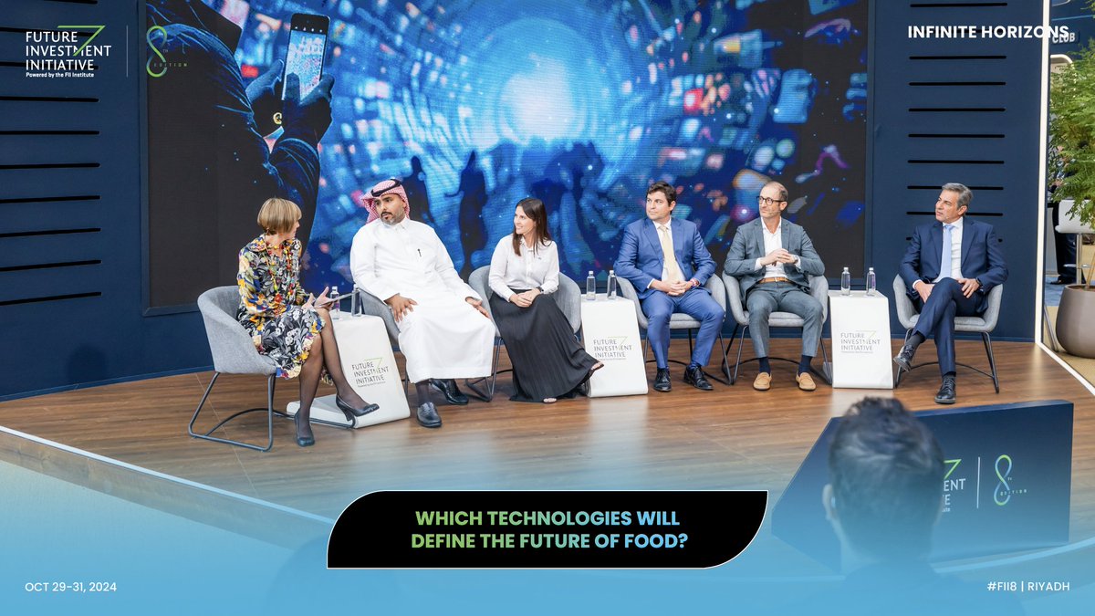 FII Institute (@fiiksa) on Twitter photo Which tech will define food's future? With 733 million going hungry in 2023, AI-powered agriculture and novel production methods can reform our food system, putting food where famine is a risk. Learn more about this critical topic at #FII8. fii-institute.tv Which tech will define food's future? With 733 million going hungry in 2023, AI-powered agriculture and novel production methods can reform our food system, putting food where famine is a risk. Learn more about this critical topic at #FII8. fii-institute.tv