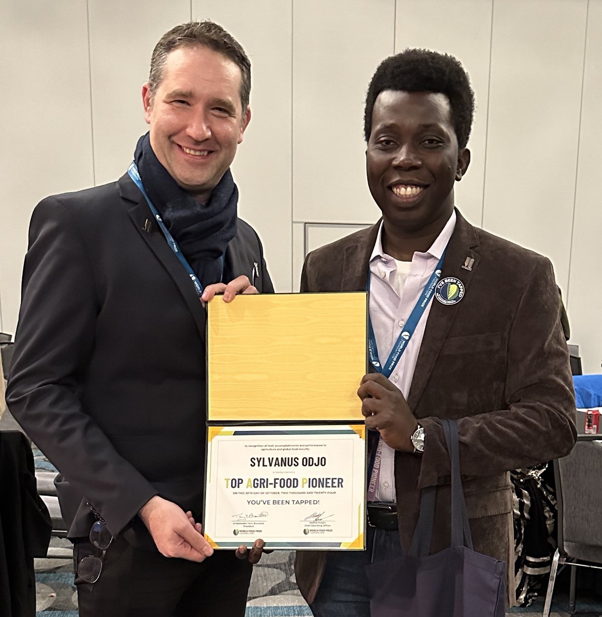 It’s #BorlaugDialogue!

<a href="/CIMMYT/">CIMMYT</a>, we are proud to see Sylvanus Odjo and Marianne Bänziger recognized on the 2024 Top Agri-Food Pioneers list, officially featured today!

Congratulations!

#ExcellenceInScience #CIMMYT2030Strategy