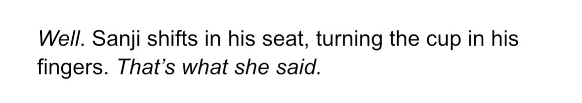 36SaveFiles's tweet image. for wipwednesday: in context, this line has an entirely different cadence and meaning but also — that’s what she said