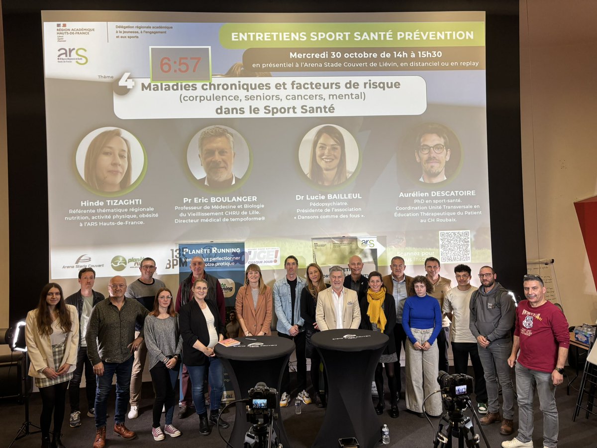 thib_deschamps's tweet image. [Entretiens #Sport #Santé #Prévention🏃🏿‍♀️🏃🏻‍♂️🧘🏽‍♀️🚴‍♀️🏊‍♂️🌈#4] 
4ème RDV by DRAJES @hautsdefrance , @ARS_HDF, @CROSHDF « Maladies chroniques + facteurs de risque »🚶🏿‍♀️‍➡️🚶‍♂️‍➡️🛴🚲😍 330 inscrits👏🤩#SportSanté #GrandeCause @EBoulangerlille @vincentroger75 @Antoine_Sillani