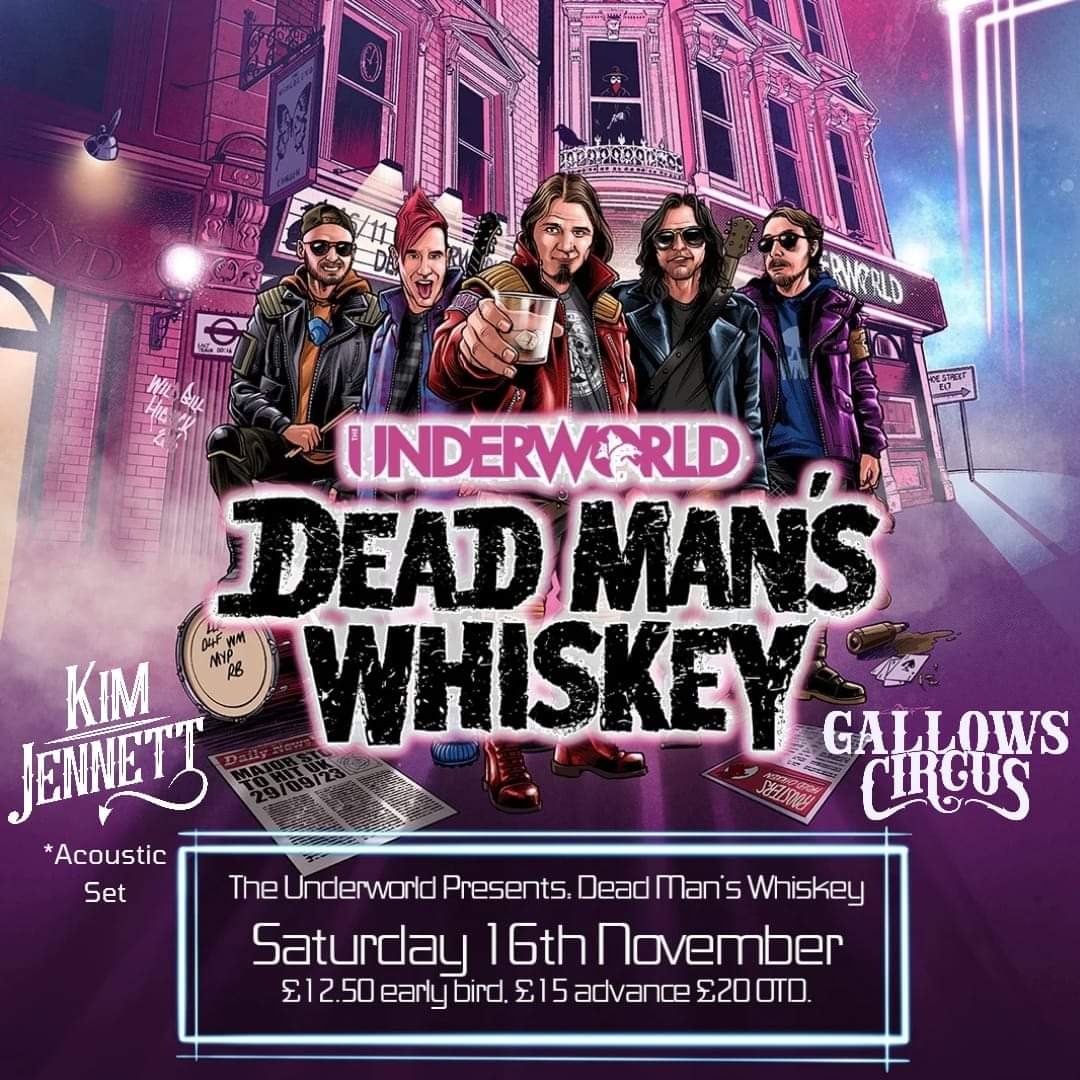 Gallows Circus (@gallowscircus) on Twitter photo 💥GIG ANNOUNCEMENT!💥
HELL YESSS! We are so stoked to be sharing the stage again with <a href="/deadmanswhiskey/">Dead Man's Whiskey</a> and <a href="/kimjennettsings/">Kim Jennett</a> at <a href="/TheUnderworld/">The Underworld</a> Sat 16th Nov!
It's going to be a night not to be missed!
Grab your tickets at wegottickets.com/event/633682 💥GIG ANNOUNCEMENT!💥
HELL YESSS! We are so stoked to be sharing the stage again with <a href="/deadmanswhiskey/">Dead Man's Whiskey</a> and <a href="/kimjennettsings/">Kim Jennett</a> at <a href="/TheUnderworld/">The Underworld</a> Sat 16th Nov!
It's going to be a night not to be missed!
Grab your tickets at wegottickets.com/event/633682