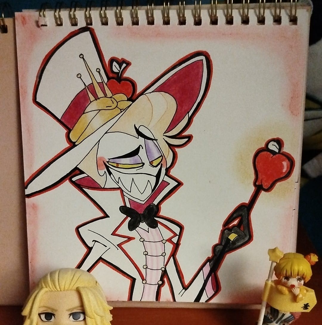 CoraimaLC's tweet photo. "Our 'people', Charlie, are awful! They got gifted free will and look what they did with it! Everything's terrible!" - Lucifer Morningstar

#HazbinCalendar #September https://t.co/Ni4pWLaFcq