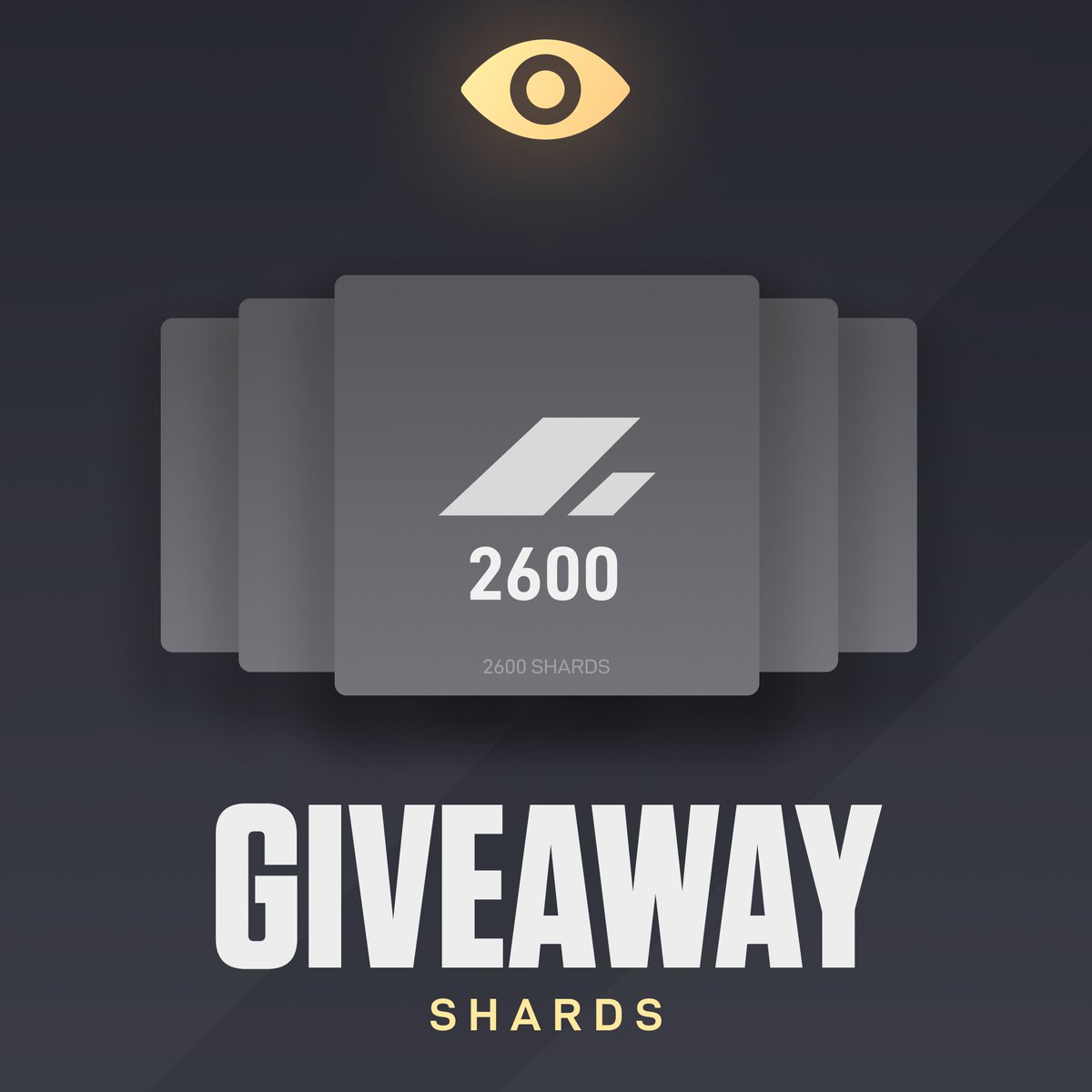 🏆 GIVEAWAY

2600 SHARDS [In-game currency]  //

Shards are our in-game currency and are used to unlock unique cosmetics.

Retweet for a chance to win 2600 Shards!

The winner will be announced on November 5th, 2024

Good Luck, human!
