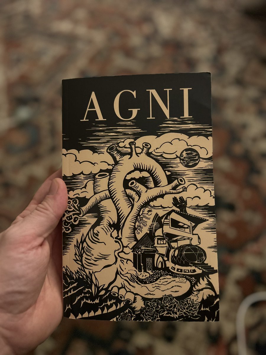 CitizenBego's tweet photo. New baby is here, in Agni nr 100. Took me two years to finish this essay, something painful, confessional even, which is not my usual style. https://t.co/fg7WyRqYdi