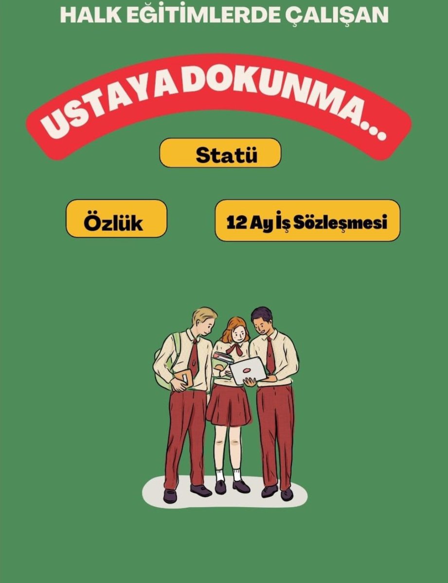 #UstaöğreticilerSusmayacak <a href="/RTErdogan/">Recep Tayyip Erdoğan</a> <a href="/Yusuf__Tekin/">Yusuf Tekin</a> <a href="/tcmeb/">Millî Eğitim Bakanlığı</a>