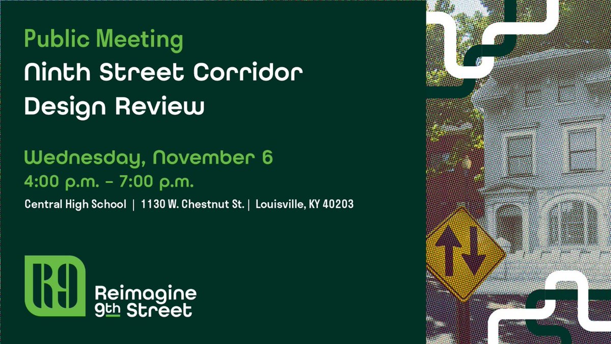 Ameerah Palacios (@iamameerah) on Twitter photo Join <a href="/EconDevLou/">Louisville Economic Development Alliance</a> and HDR for the upcoming public meeting that will reveal the draft corridor designs for Ninth Street. Your feedback is essential for finalizing the designs! I'll see you there 😃
louisvilleky.gov/reimagine-9th-… Join <a href="/EconDevLou/">Louisville Economic Development Alliance</a> and HDR for the upcoming public meeting that will reveal the draft corridor designs for Ninth Street. Your feedback is essential for finalizing the designs! I'll see you there 😃
louisvilleky.gov/reimagine-9th-…