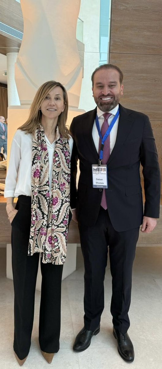 An honor to welcome Ms. Alicia Rico Pérez del Pulgar, the newly appointed Ambassador of #Spain to Iraq, at #MERI Forum in Erbil. We engaged in fruitful discussions on enhancing KRI-Spain relations &amp; deepening our bilateral cooperation. I wished her success in this important role.