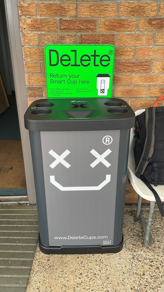 TheHighwayMen_'s tweet photo. Saturday saw ‘Delete Cups’ do their first ever trial with us. You might wonder who they are? Well let us tell you! They’ve invented a new technology that integrates with payment systems to make reusable cup systems much slicker 🍺♻️ 

(1/2) https://t.co/QdzSoC69VU