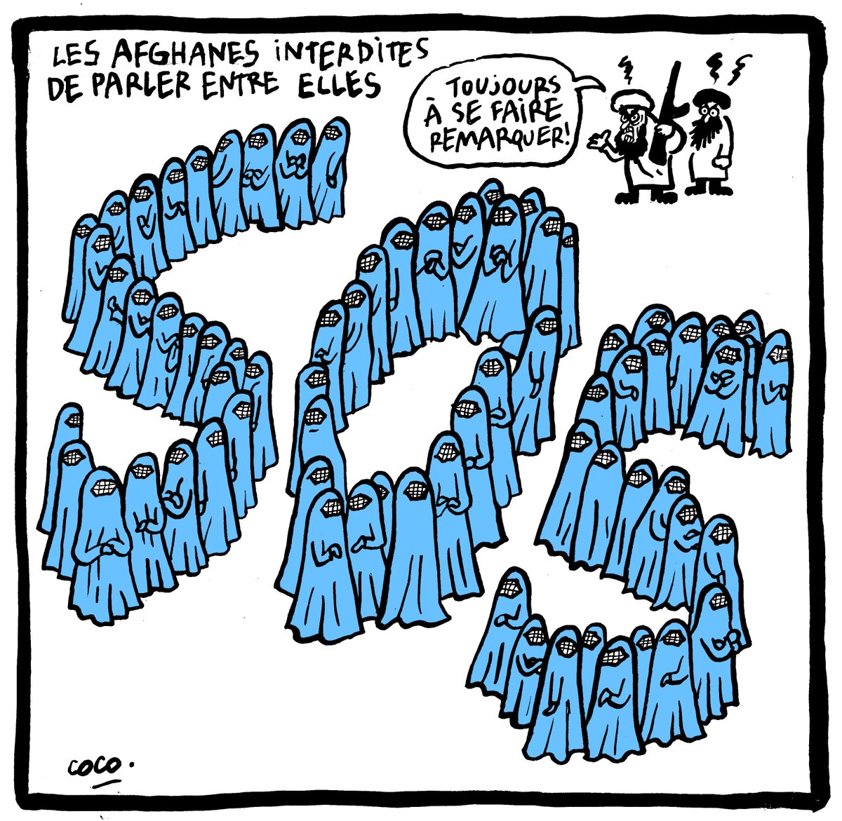 🇦🇫 Les Afghanes interdites de parler entre elles

✏ par <a href="/cocoboer/">Corinne</a>