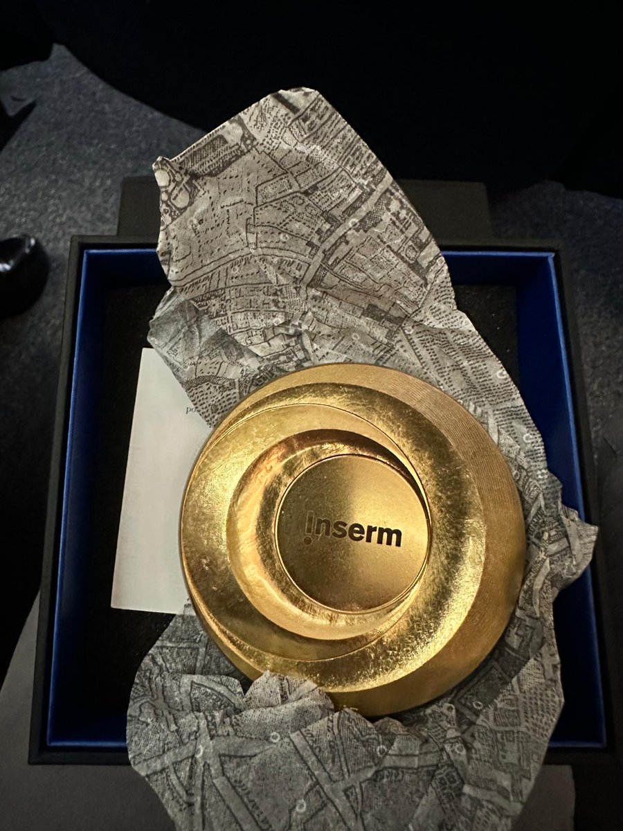 Very honored to receive the International <a href="/Inserm/">Inserm</a>  Prize today at the French Embassy in DC. Great evening with <a href="/Inserm/">Inserm</a> CEO Didier Samuel, Ambassador Lilli, and wonderful colleagues, celebrating France/US partnerships  and our shared commitment to advancing science across borders.