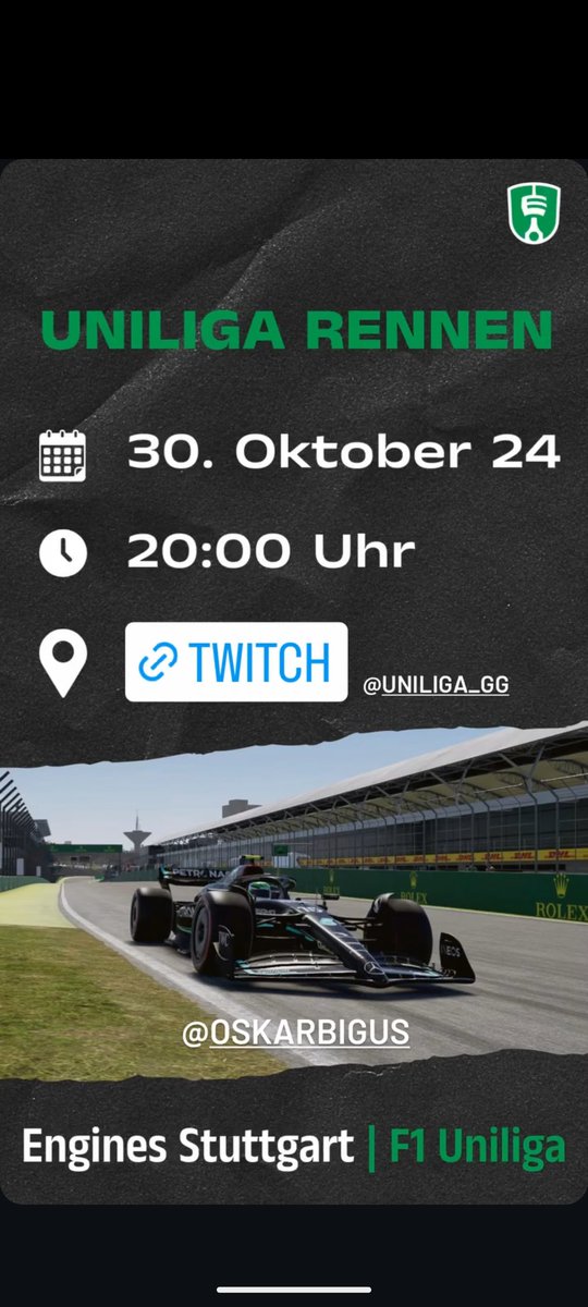 Eyo quick shout out to the social media lads at <a href="/engines_stgt/">Engines Stuttgart e.V.</a> creating another banger, both on Insta and Twitter.
Big love to them 💚