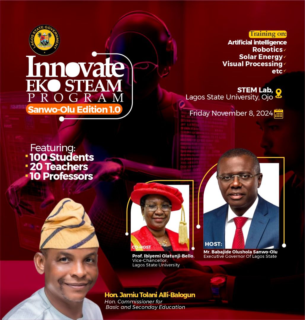 Join innovative Eko Steam program sanwo-olu Edition 1.0.