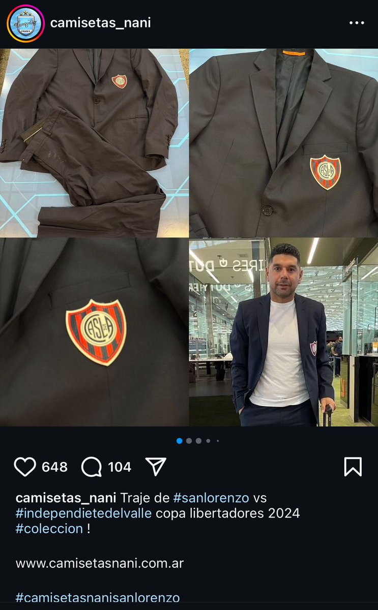 Cuando un club gracias a sus dirigentes cae en un espiral de lo CROTO
Birreria
ReVenta de Plateas por cortesia
Comprob. trucho
Flybondy
entre otras...
Y pensas... llegamos a lo más CROTO!!! 

No! Se venden los trajes con los que viajaron a Brasil

<a href="/morettimarcelo/">Marcelo Moretti</a> no tiene limite