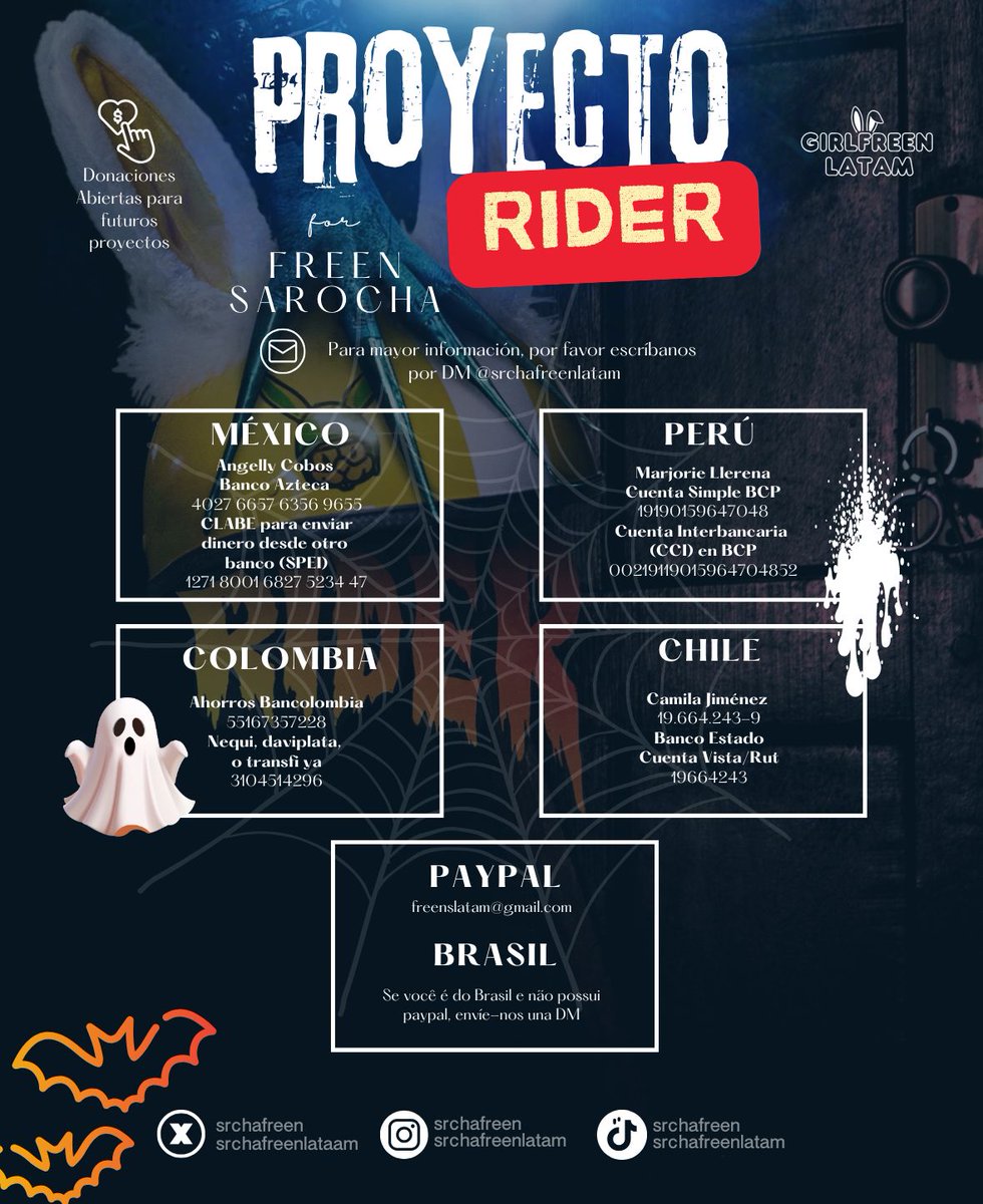 srchafreenlatam's tweet photo. ¡Atención #GIRLFREEN's! 🌟 Estamos recaudando fondos para apoyar al proyecto de @freenhousewives para la nueva película de Rider y tu cooperación es crucial. Con cada donación, nos acercamos más a este emocionante proyecto. ¡Juntos podemos hacerlo posible! 💪🏻🤍🌷
#srchafreen https://t.co/gXDYJmzXR4